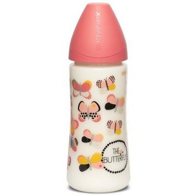 Пляшечка для годування Suavinex Крилаті історії 360 мл рожева (304829) Вінниця - фото 1