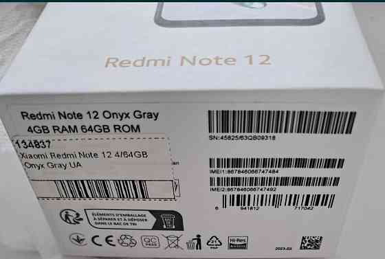 Смартфон Xiaomi Redmi Note 12 NFC Shapdragon. Київ