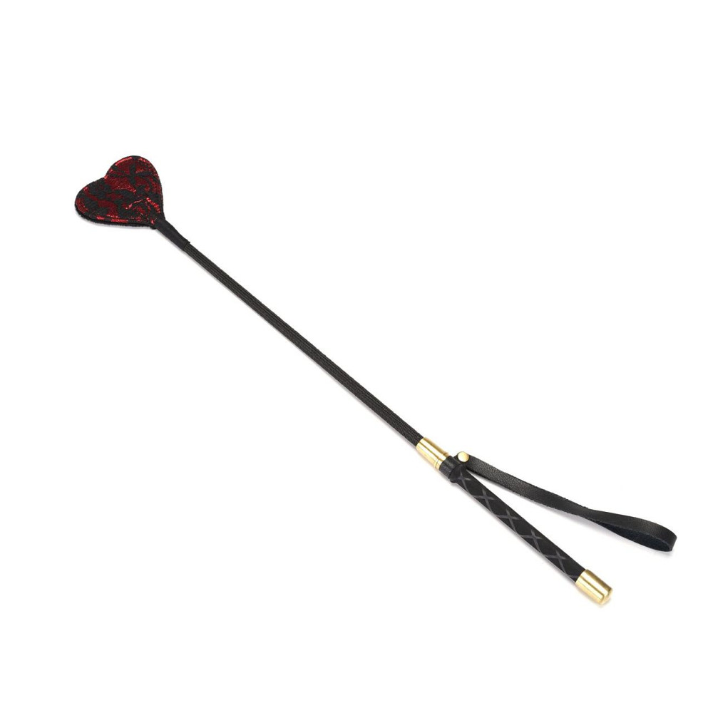 Шлепалка-сердечко Liebe Seele Victorian Garden Riding Crop, двусторонняя Sex Aura Киев - изображение 1