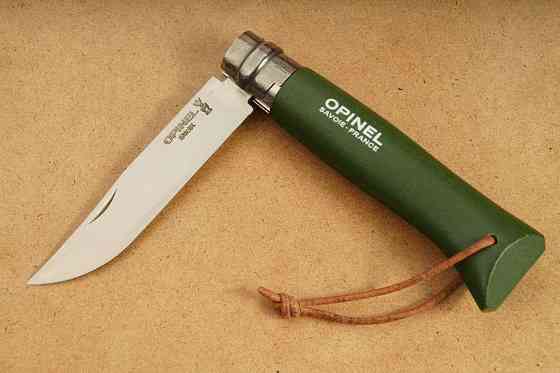 Туристичний Ніж Opinel "Inox No8 VRI бук" Origins Khaki (001703) Неіржавка сталь Нововолинськ