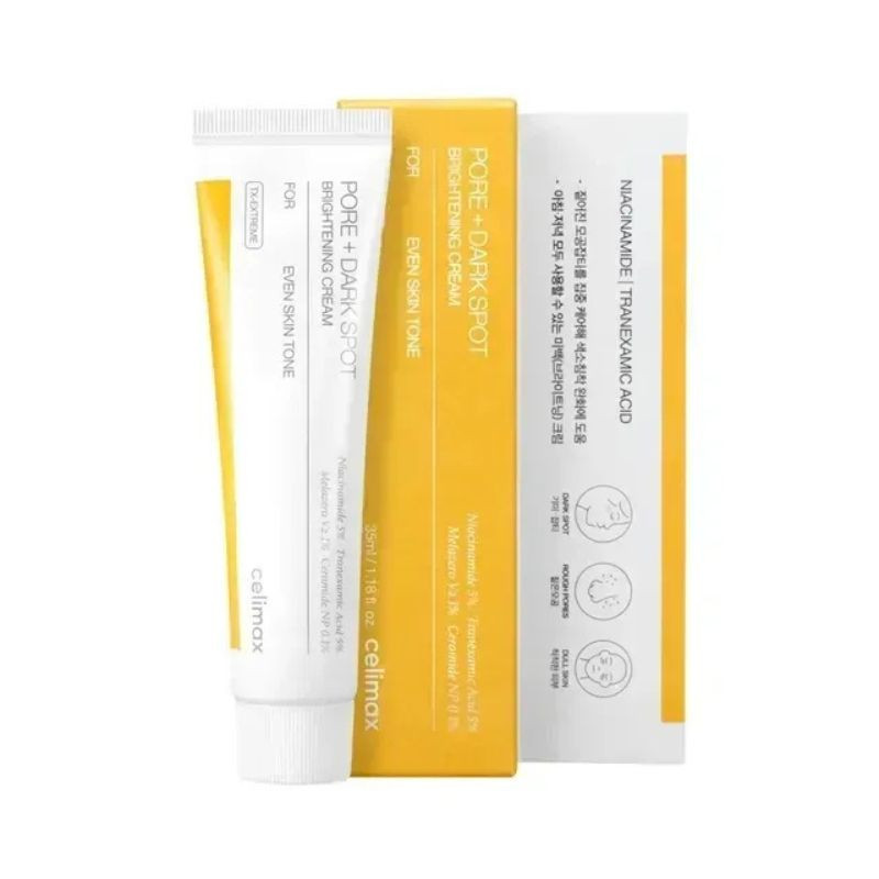 Крем против пигментных пятен для выравнивания тона и рельефа кожи Pore + Dark Spot Brightening Cream Celimax 35 мл Киев - изображение 5