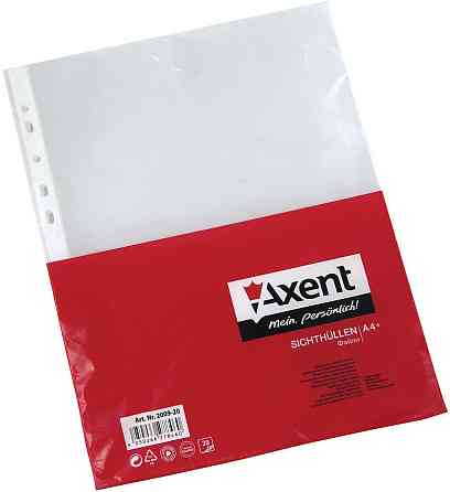 Файл "Axent" 2009-20 А4 90мкм глян (за 20шт), шт Київ