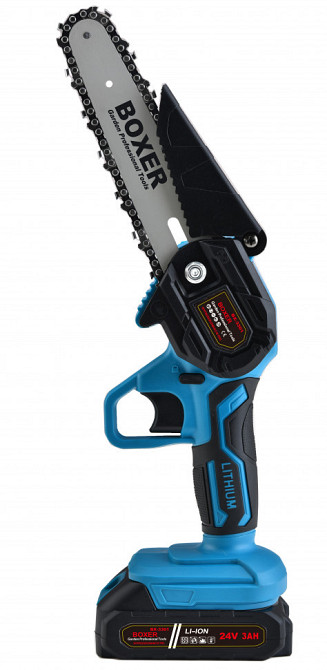 Акумуляторна мініпила BX-3301 6" 24В: потужна, компактна, 2 АКБ, кейс — для саду та дров Одеса - фото 6