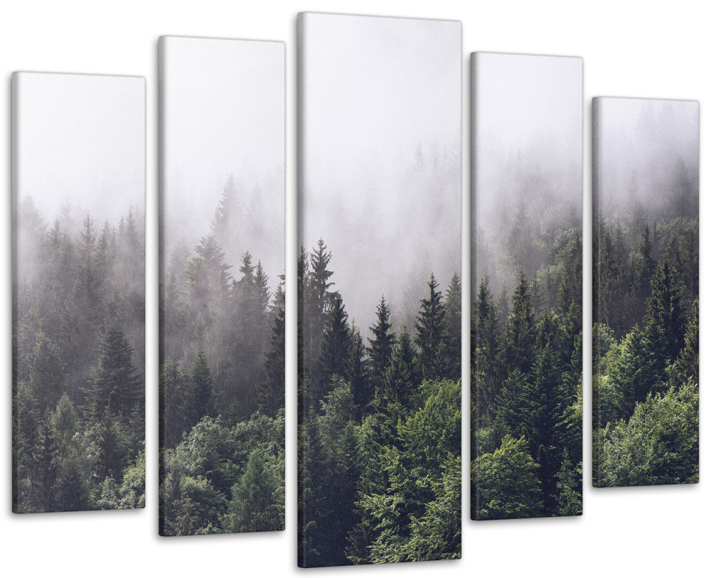 Модульна картина Туманний ліс Art-309_5 ( 80х118см ) Київ - фото 1