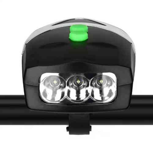 Універсальний велосипедний фонарик з гудком 2в1 Київ