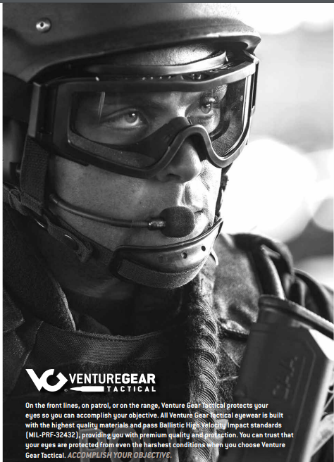 Окуляри захисні з ущільнювачем Venture Gear Tactical Loadout (clear) Super Anti-Fog H2MAX, прозорі Запоріжжя - фото 10