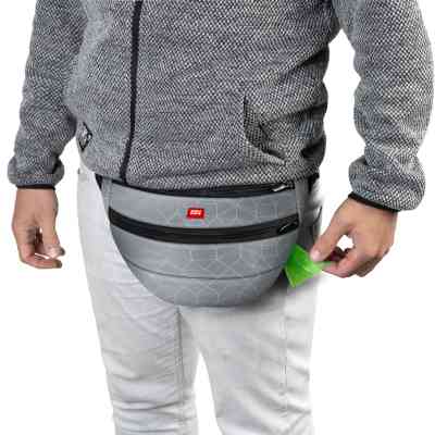 Поясная сумка-бананка для собак WAUDOG Family светоотражающая 33х17х10 см (5686) Винница