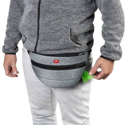 Поясная сумка-бананка для собак WAUDOG Family светоотражающая 33х17х10 см (5686) Винница - изображение 5