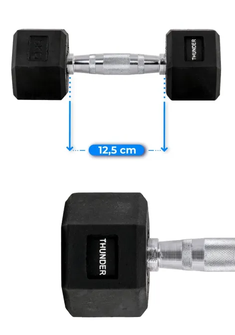 Гантель шестигранна THUNDER 5 кг Киев - изображение 2