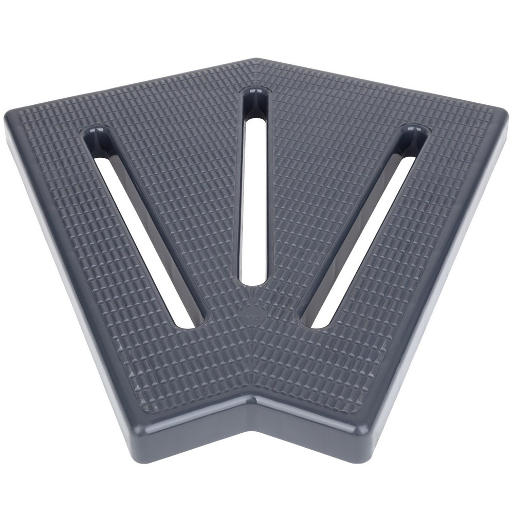 Кутовий елемент Aquaviva KKG-30-2 Classic для переливної решітки, 45°, 295х25 мм (сірий) Киев - изображение 1