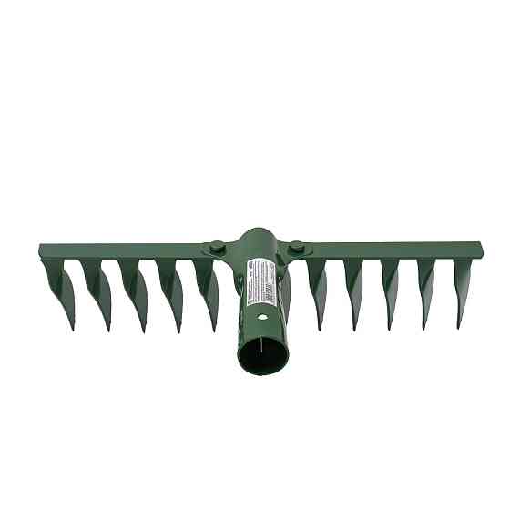 Грабли садовые крученые 12 зубов 320×82мм заклепочное крепление GRAD (5051915) Ровно