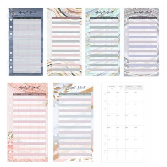 Блокнот-планер для финансов формат А6,планер бюджета и хранения денег,органайзер леопардовый Каменец-Подольский