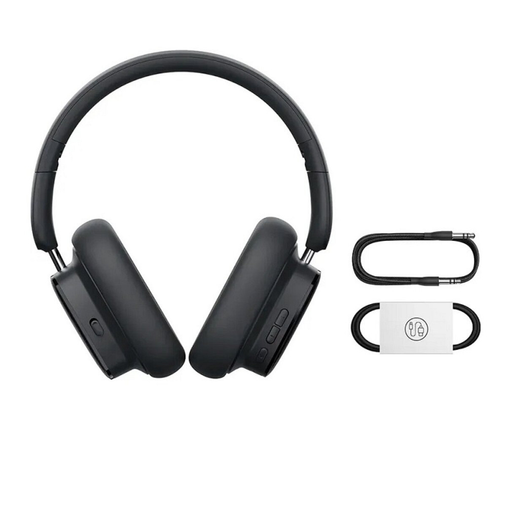 Навушники Baseus Bowie H1i Noise-Cancellation Wireless Headphones Cluster Black (A00050402113-00) Київ - фото 3
