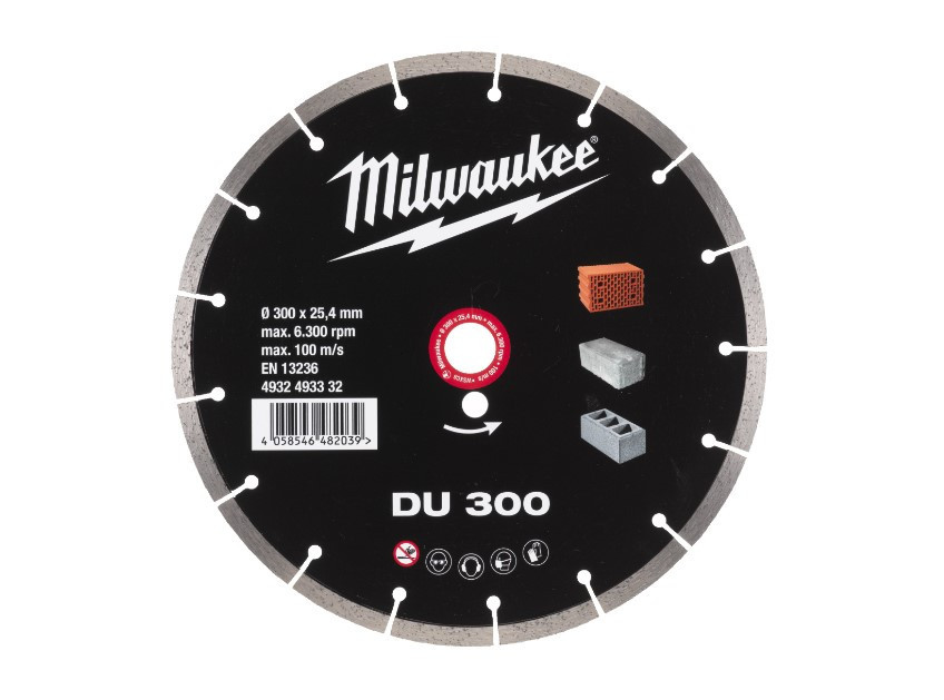 Алмазний диск DU 300 мм MILWAUKEE Одеса - фото 1