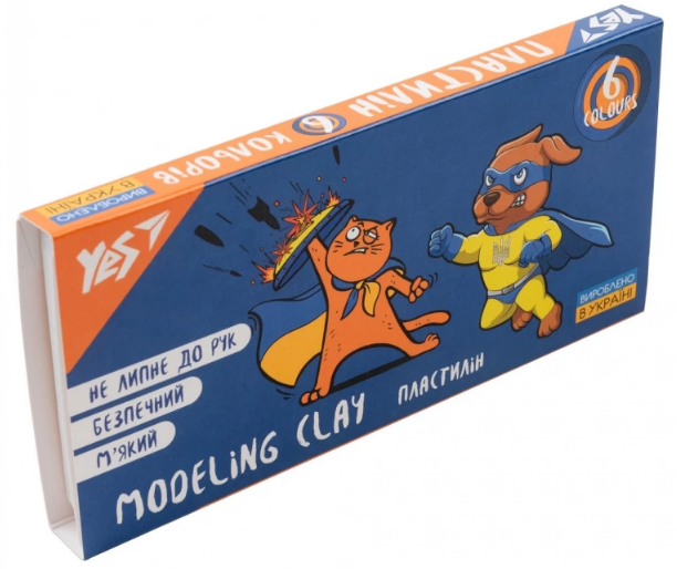 Пластилін 6 кол. 120 г 