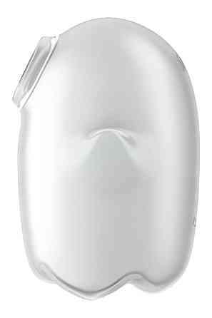 Вакуумный вибратор Satisfyer Glowing Ghost светится в темноте, белый, 8.4 см Sex Aura Киев