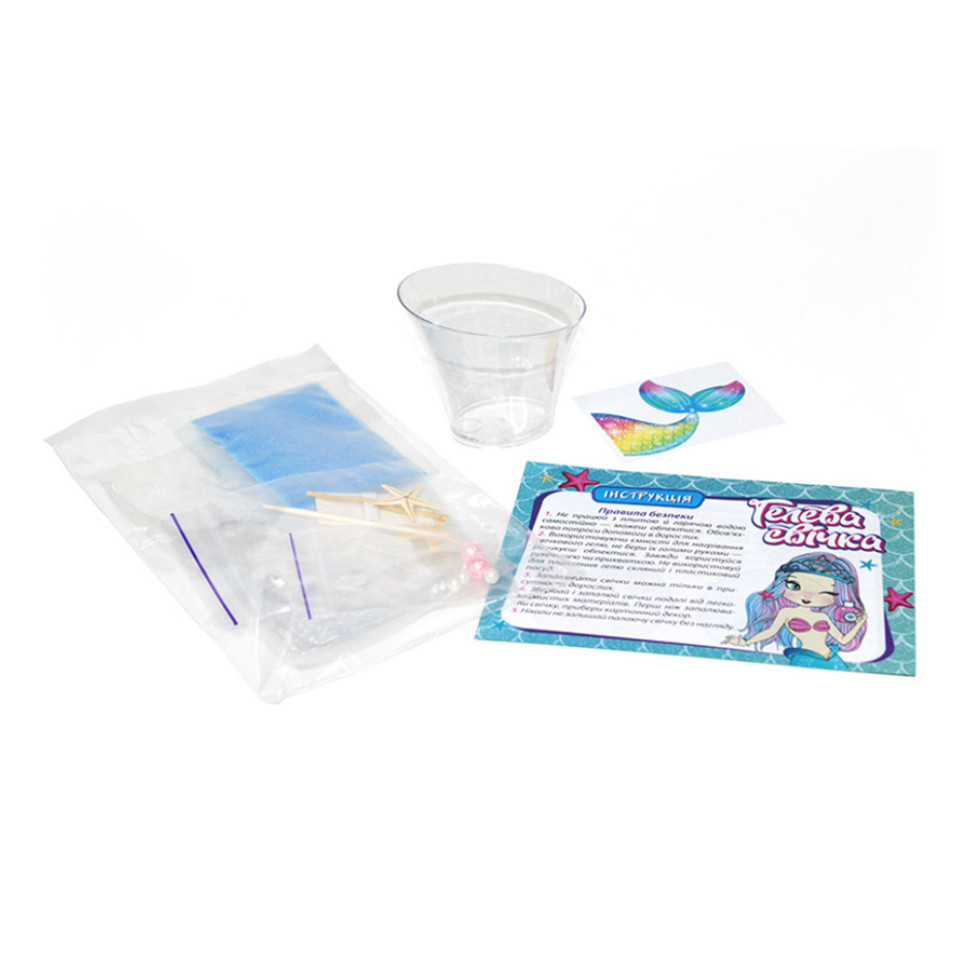 Гелева свічка в стаканчику "Скарби моря" 10100524 своїми руками Вінниця - фото 4