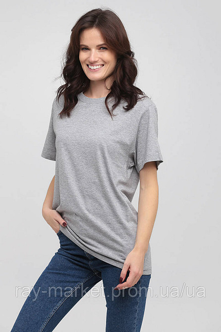 Футболка базова Stedman Classic-T Unisex жіночий сірий меланж (ST2000W-GYH) XL Київ - фото 1