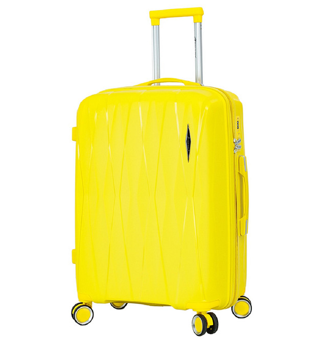 Чемодан полипропиленовый MADISSON 51103 средний 67 см желтый Киев - изображение 11