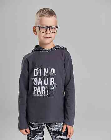 Пижама детская комплект со штанами с капюшоном на мальчика Tom John 89159 Киев