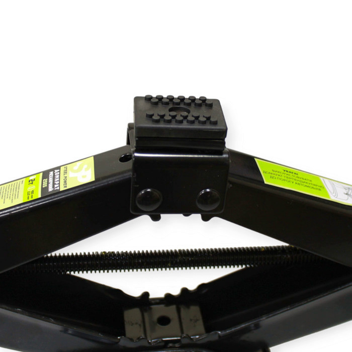 Домкрат ромбовый 2 т, 110-400 мм, резиновая опора Steel Power Мукачево - изображение 1