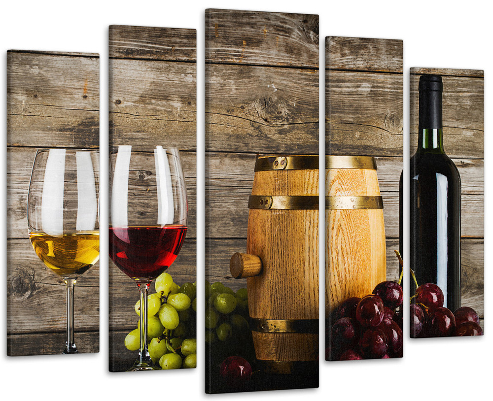 Модульная картина Вино Art-292_5 ( 80х118см ) 99x140 см Киев - изображение 1