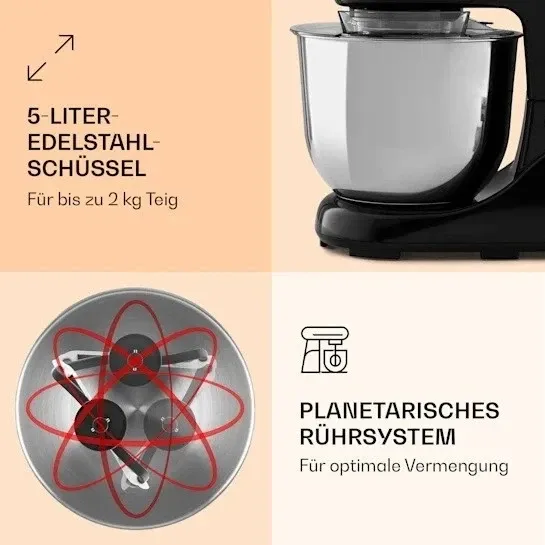 Уценка! Тестомес кухонный комбайн Klarstein Bella Pico 2G из Германии Днепр