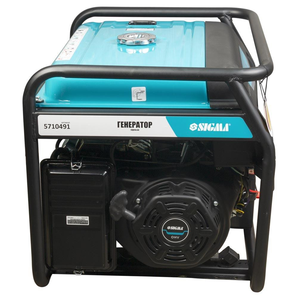Генератор бензиновий 230 В 6.0/6.5 кВт 4-тактний електрозапуск SIGMA (5710491) Київ - фото 7