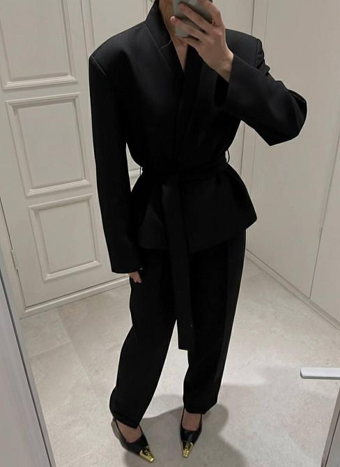 Жіночий стильний класичний костюм-кімано костюмка люкс + підкладка та плечики Одеса - фото 1