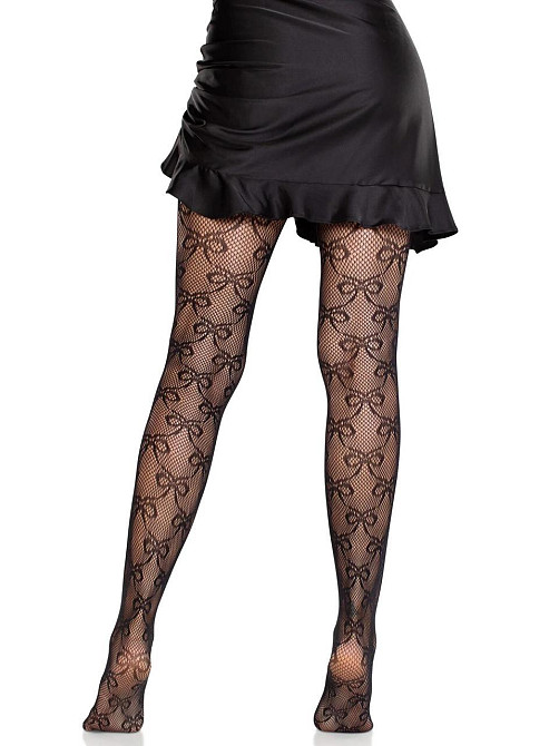 Колготки Leg Avenue Bow Net Tights One Size Sex Aura Киев - изображение 2