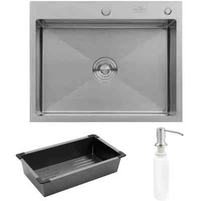 Мийка кухонна Kroner KRPGeburstet-6350HM (CV031452) Вінниця