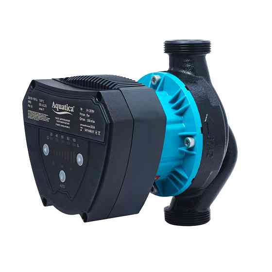 Насос циркуляційний енергозберігаючий 8-130Вт Hmax 8м Qmax 108л/хв Ø1½" 180мм + гайки Ø1" AQUATICA GPA25-8/180 Рівне