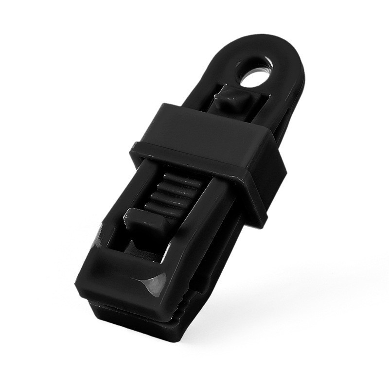 Затискачі для тенту 5 шт, прищіпки-крокодили для брезенту з отвором, пластикові кріплення Київ - фото 8