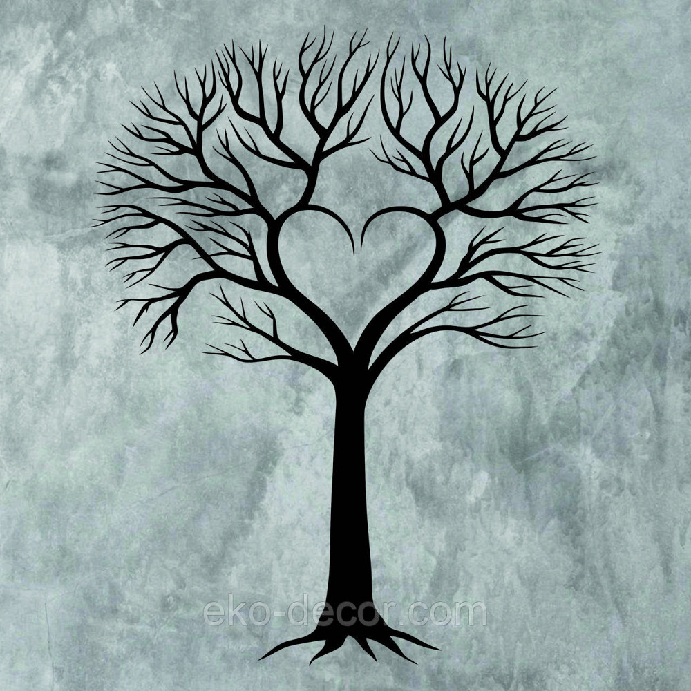 Декоративне настінне Панно «Дерево», Декор на стіну 110*88 см, Чорний Київ - фото 8