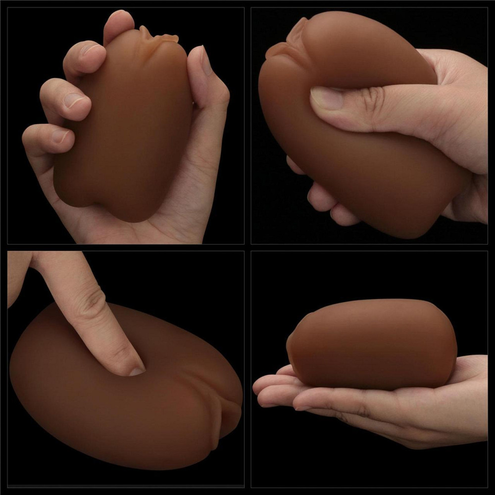 Мастурбатор - Slider Double-Ended Masturbator Ass and Vagina Brown Sex Aura Київ - фото 10