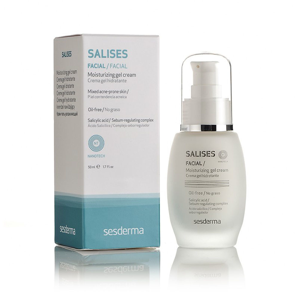 Сесдерма Salises Зволожуючий крем-гель SesDerma Salises Facial Moisturizing Gel Cream, 50 мл Дніпро - фото 1