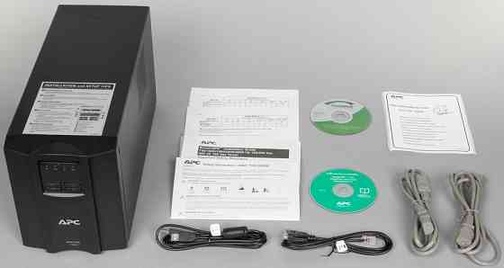 ДБЖ APC Smart-UPS 1500VA LCD, Lin.int., AVR, 8 x IEC, SmartSlot, USB, RJ-45, метал (SMT 1500I) Чорний Харьков