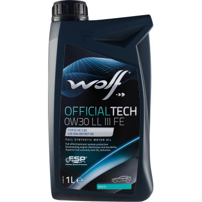 Моторна олива Wolf OFFICIALTECH 0W30 LL III FE 1л (1044342) Вінниця - фото 1