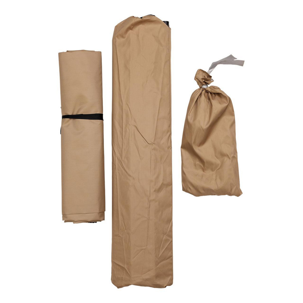 Туристический тент 3х2.95 м от солнца и дождя, бежевый Киев - изображение 5