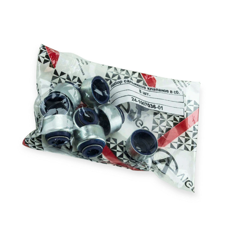 Сальник ГАЗ 2410, 3110, 3302 (402), УАЗ (к-кт 8 шт) VIGO клапанов Мукачево - изображение 1