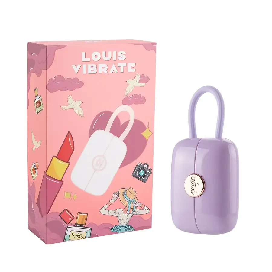Вакуумний кліторальний стимулятор Otouch Louis Vibrate Purple з віброяйцем, у кейсі Львів - фото 10
