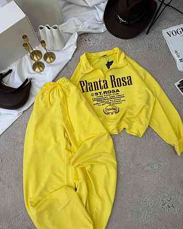 Женский яркий прогулочный костюм двойка: кофта и штаны двунитка + накатка Одесса