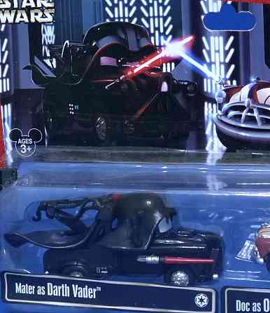 Тачки Звездные Войны Док Хадсон Оби-Ван Кеноби и Мёрр Дарт Вейдер Cars. Харьков