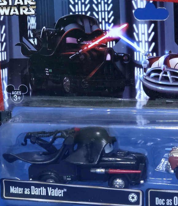 Тачки Звездные Войны Док Хадсон Оби-Ван Кеноби и Мёрр Дарт Вейдер Cars. Харьков - изображение 5