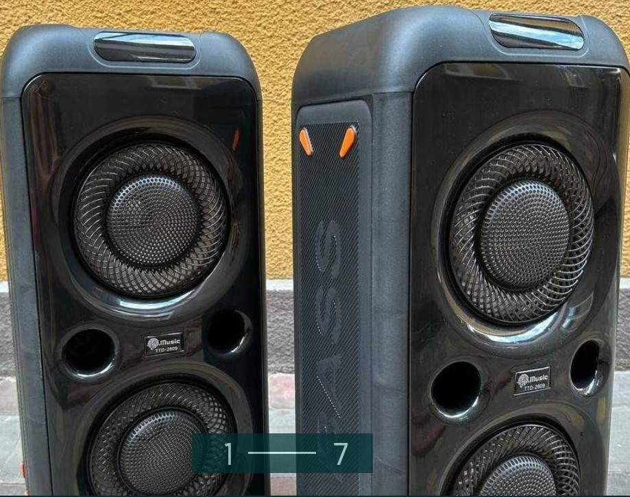 Мощная аккумуляторная колонка: Bluetooth Logo , колонка с RGB подсветкой. Харьков - изображение 1