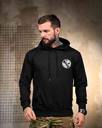 Мілітарі Худі Prepare for Battle black РП7392 Київ