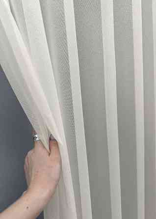 Тюль VR-Textil 1203т Snow Нейлон однотонний Кремовий 400х250 см (43-021) Київ