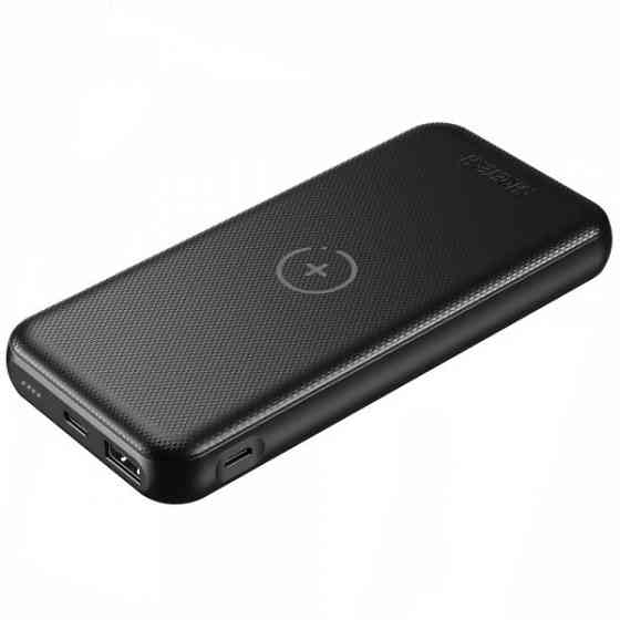 УМБ Choetech 10000mAh, 18W PD3.0/QC3.0, Wireless 10W, USB-C In/out, USB-A+Micro Li-pol чорна (B650-V2-CC-BK) Киев