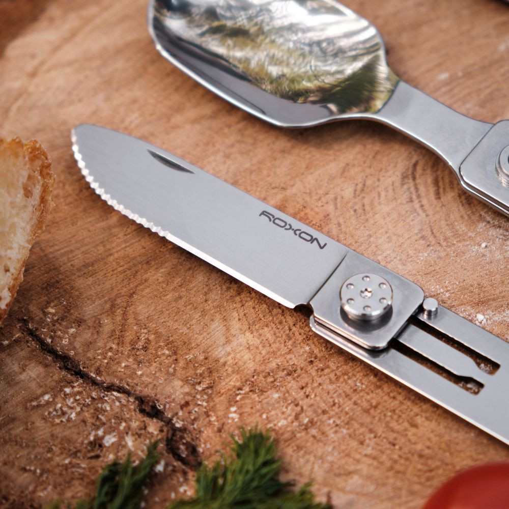 Набір столових приборів Roxon C1S 3 in1 (ложка, виделка, ніж), нержавіюча сталь Киев - изображение 14