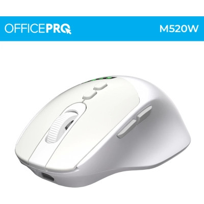 Мышка OfficePro M520W Wireless/Bluetooth White (M520W) Винница - изображение 10